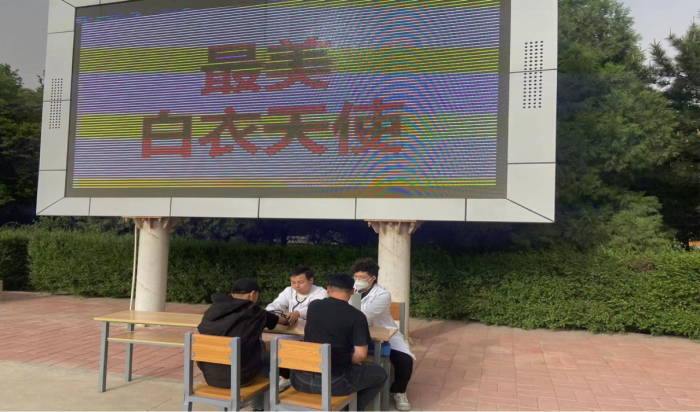 醫學技術系開展“我為同學辦實事”校園義診活動